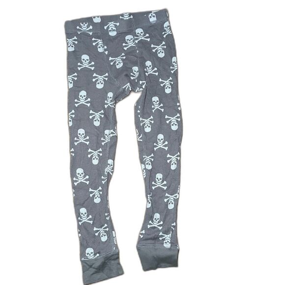 Two Piece Skull Cross bone Child 7/8 Sleepwear Costume Halloween Holiday - Picture 6 of 6